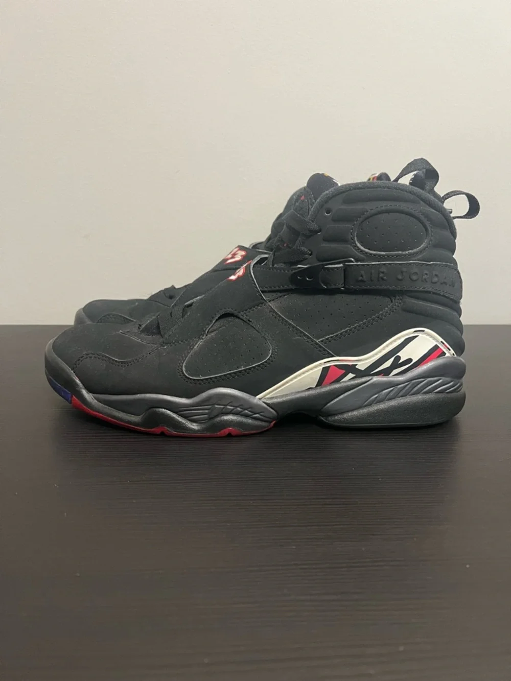 Jordan Air Jordan 8 Retro Playoff 2013 Size 9.5 305381-061 Red Black White